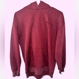 Champion Burgundy Hoody and Sweatpants